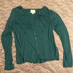 Long sleeve top from Anthropologie, size L